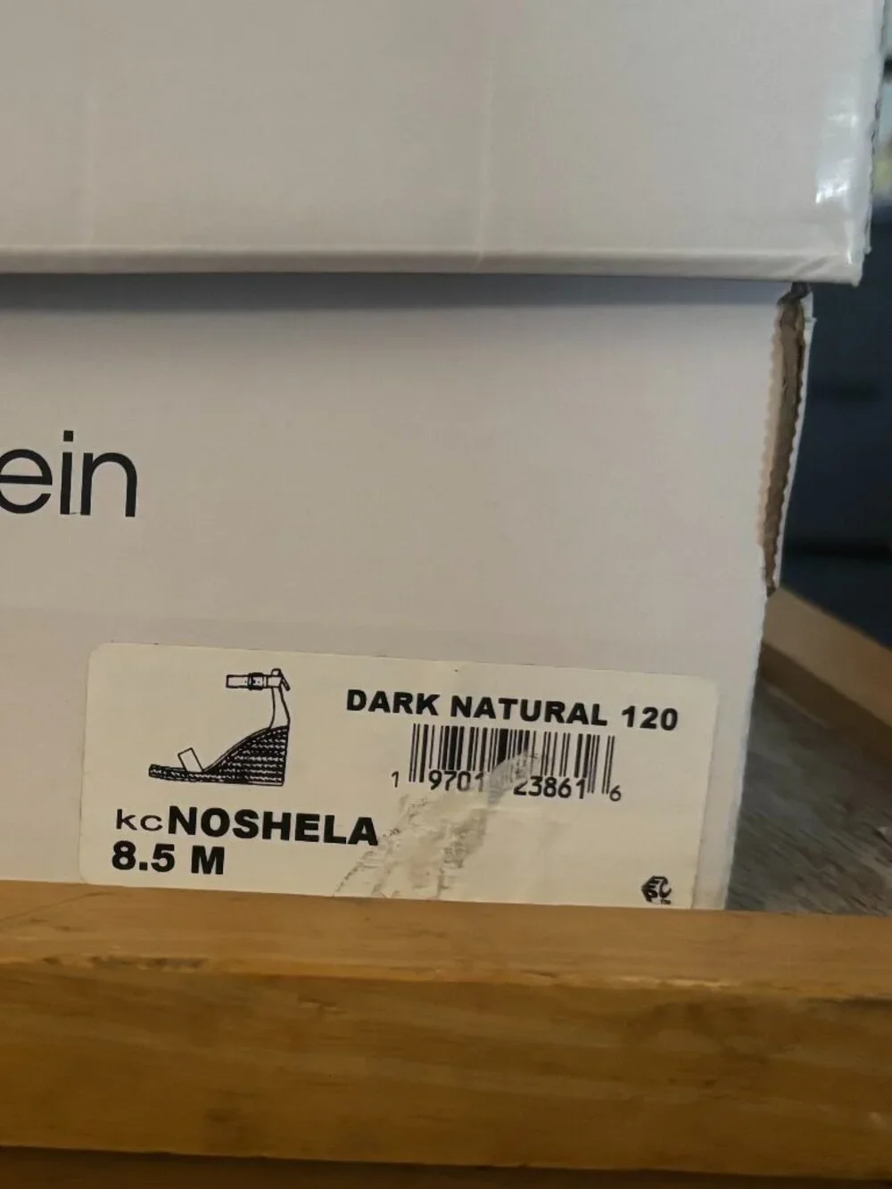 Calvin Klein Wedge Brown 8.5